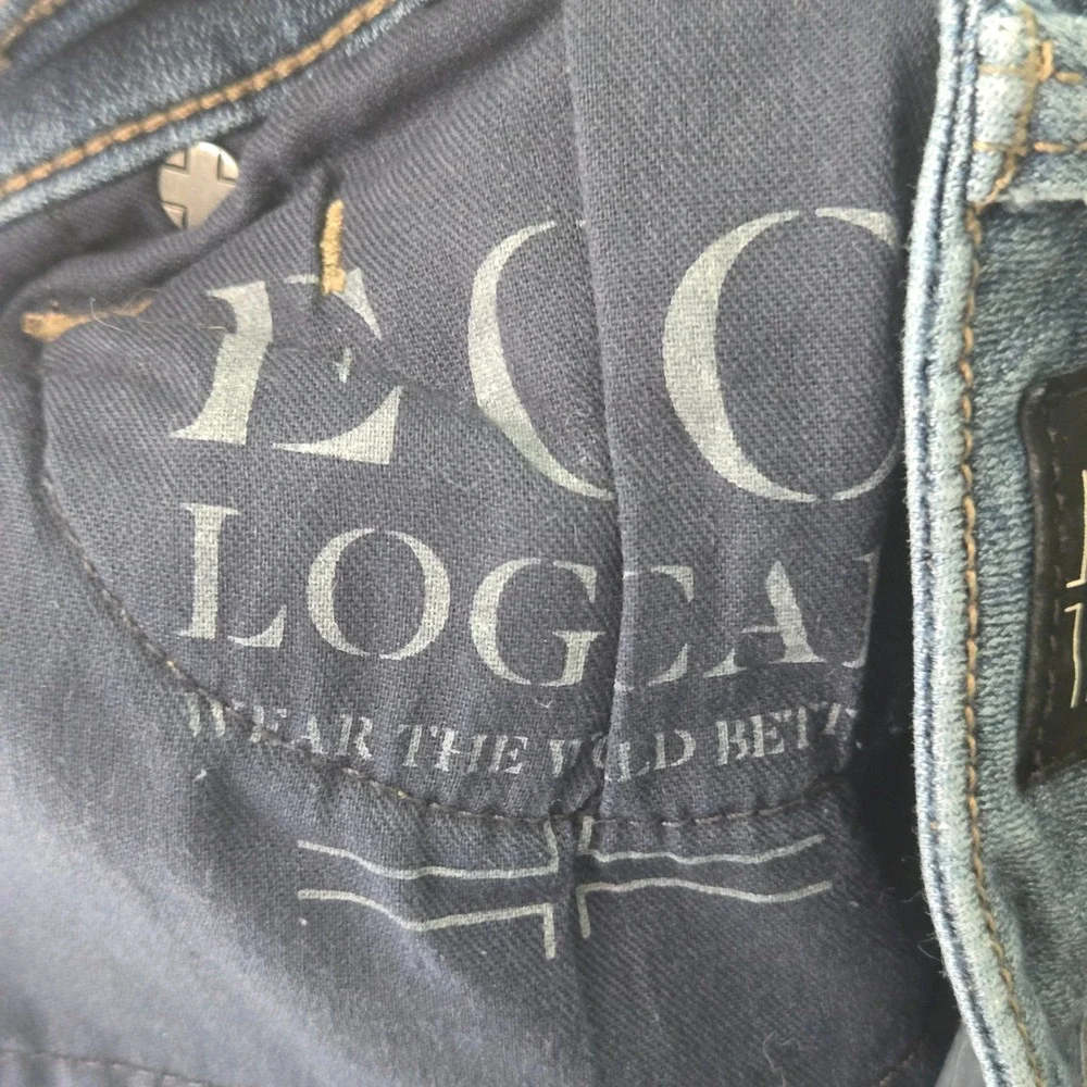 Liverpool Los Angeles Petite Flare Wide‎ Leg Jeans Dark Wash Indigo 14P/32 Denim